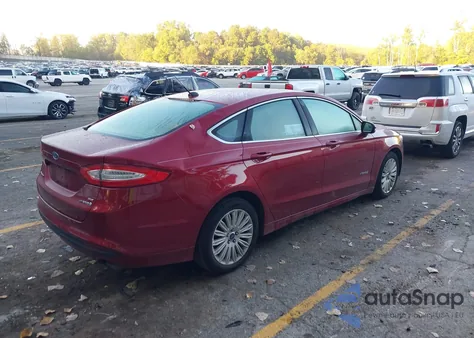 2014 Ford Fusion Hybrid Se из США, поврежденный, VIN 3FA6P0LU5ER18385